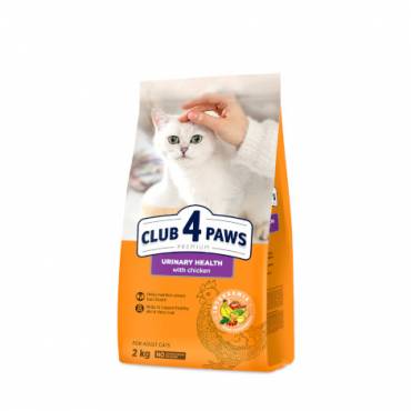 CLUB 4 PAWS Преміум "Підтримка здоров'я сечовидільної системи". Повнораціонний сухий корм для дорослих котів
